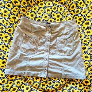 Tan Corduroy Skirt